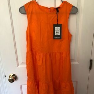 Who what wear tiered orange dress- new with tags